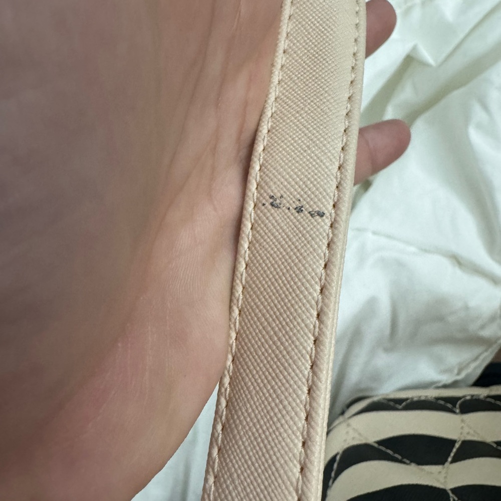 Betsy Johnson Heart Quilted Striped Crossbody Handbag Vegan Leather - Picture 8 of 8